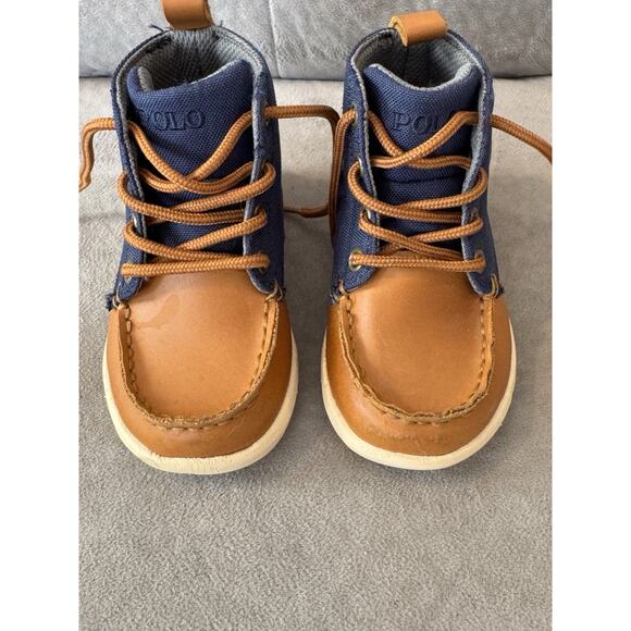 RALPH LAUREN POLO Baby Sport Boots Size 7 - Picture 1 of 6